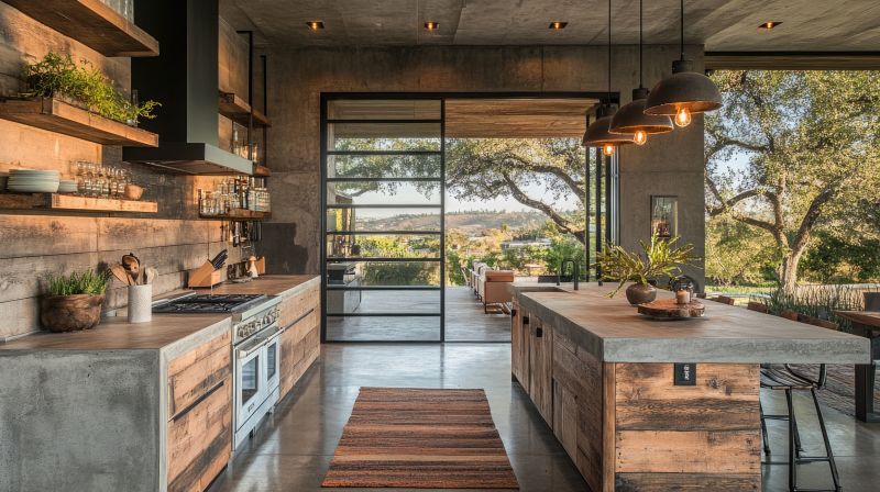 Cement Countertop Pouring in Marin County, CA