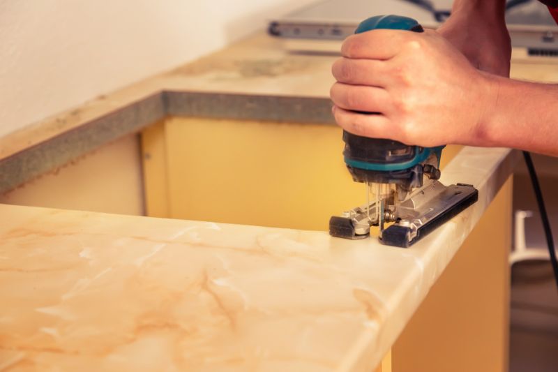 Countertop Refinishing Process