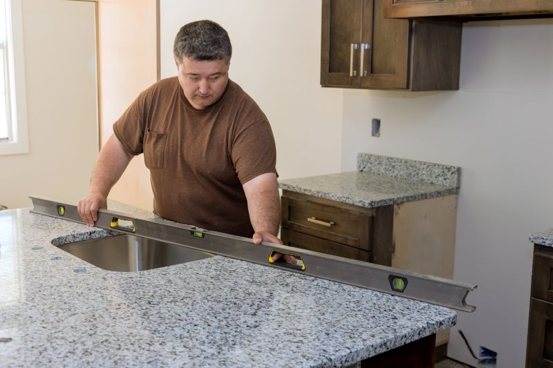 Granite Slab Installation in Roseville, CA