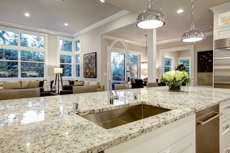 Granite Slab Installation in Roseville, CA